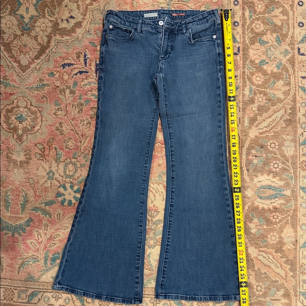Pilcro Dark Blue Flare Jeans